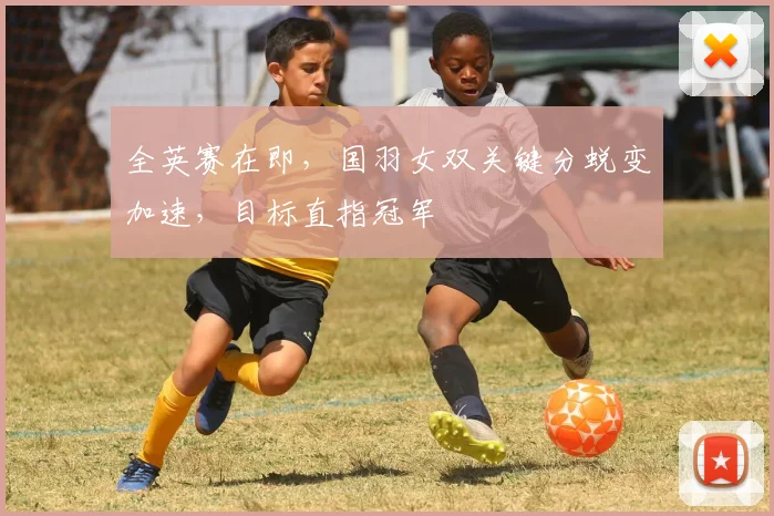 全英赛在即，国羽女双关键分蜕变加速，目标直指冠军
